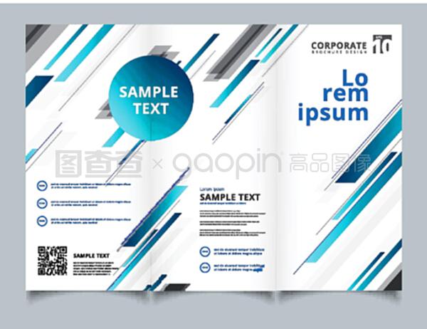 幾何藍(lán)調(diào) 現(xiàn)代抽象背景在平面設(shè)計中的應(yīng)用